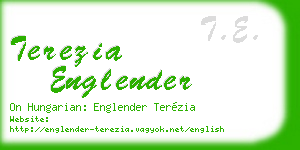 terezia englender business card