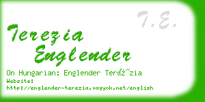 terezia englender business card